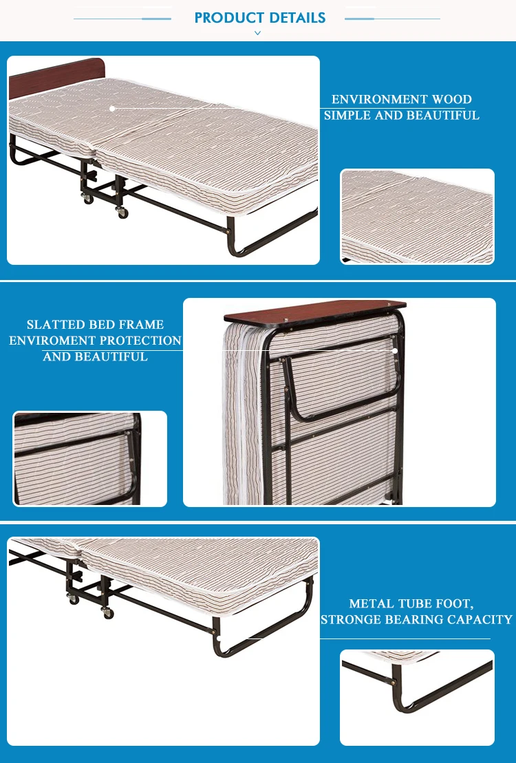 China Wholesale High Quality Folding Children Bed Folding Soft Bed