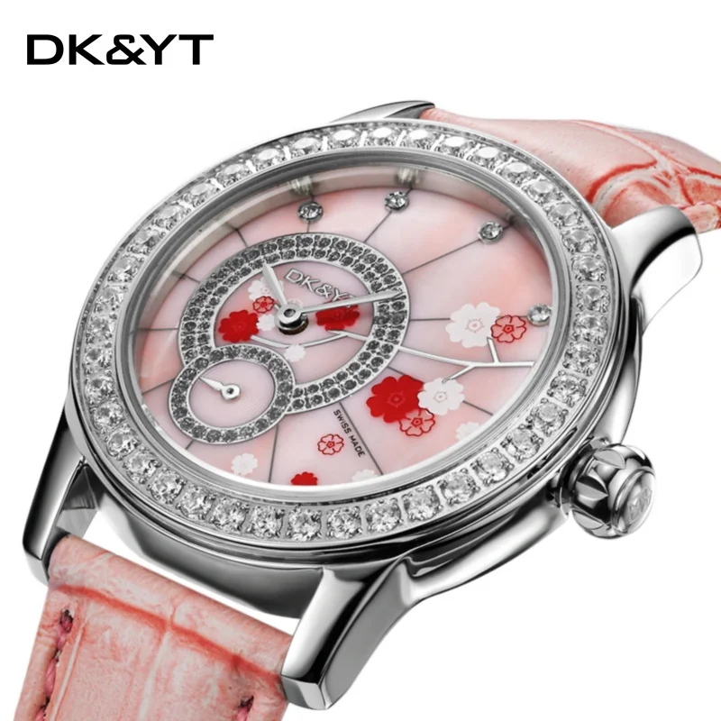 

DK&YT fashion elegant leather designer watches women, Customized colors