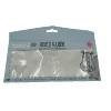 Laminated opp pet cpp packing plastic bag with pearlized film backside with zipper top