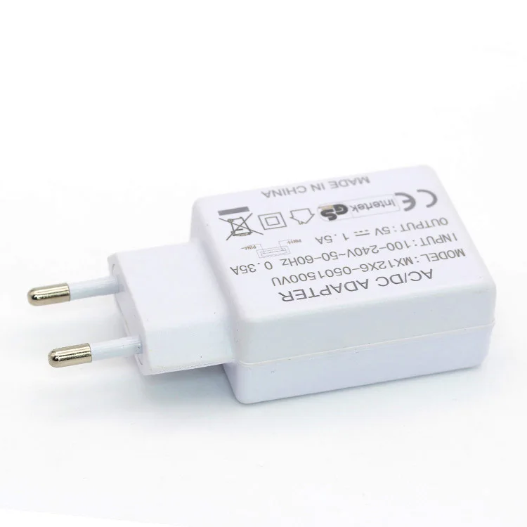 Input 100-240v UL/KC/CE 5V 2A USB wall charger adaptor for cleverdog wifi camera