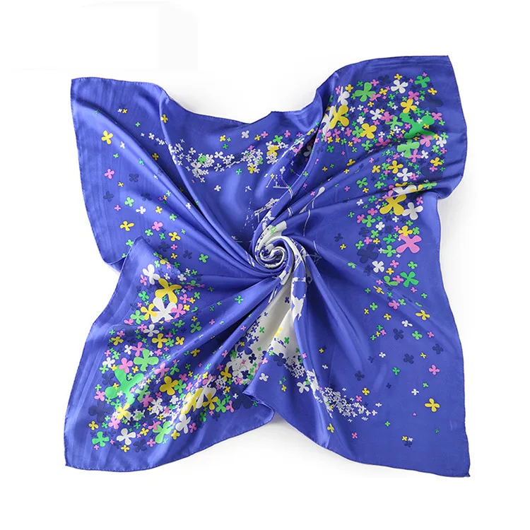 Huiyi Top Quality Low Price Silk Satin Scarf Wholesale China Suppliers Head Scarf