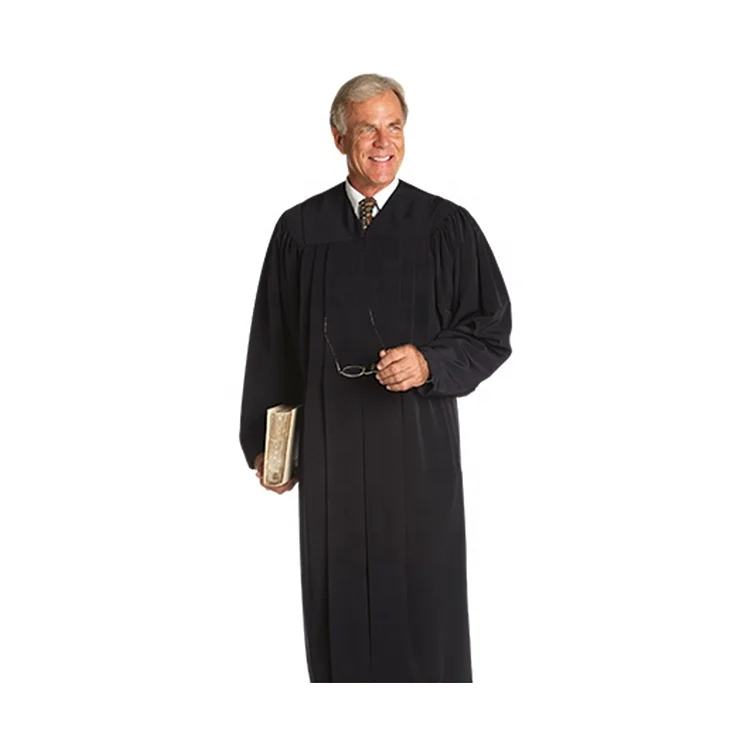 

Wholesale High Quality Judicial Robe Traditional Lawyer Robes, Custom