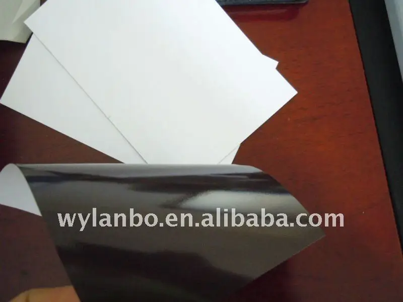 Magnetic photo paper