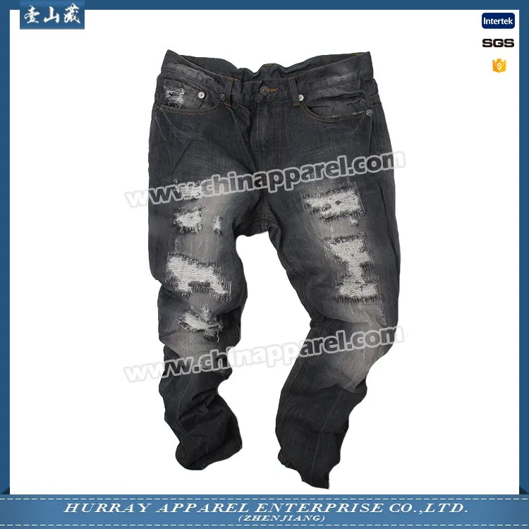 Damage jeans for mens online Clearance
