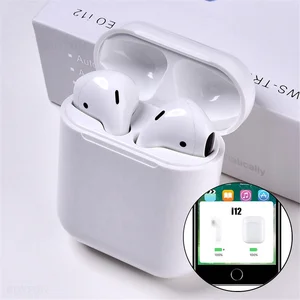i12 TWS Pop Up Wireless Bluetooth Earphones
