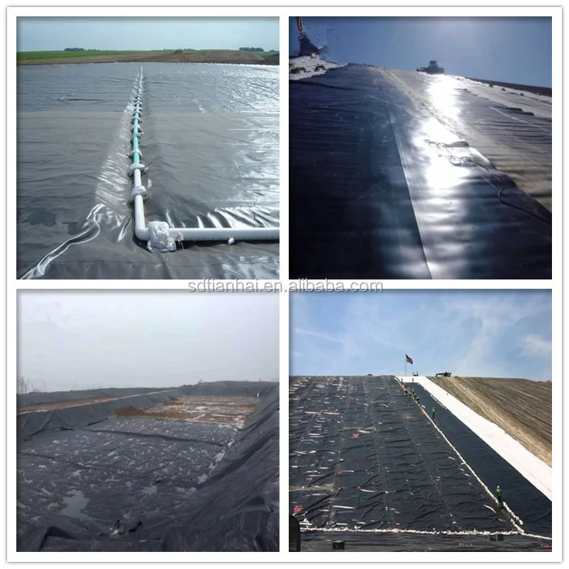 Sewage Treatment Hdpe Geomembrane Hs Code With Astm Quality In High