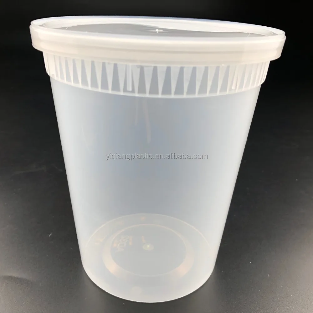 
disposable plastic pp plastic cup/soup cup with lid 