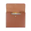 PU Leather File Bags with Card Slot File Holder Document Organizer Office Accessories Expanding File Folder