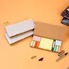Custom Made Logo Printed Promotional Sticky Note Memo Pad Set With PU Leather Box