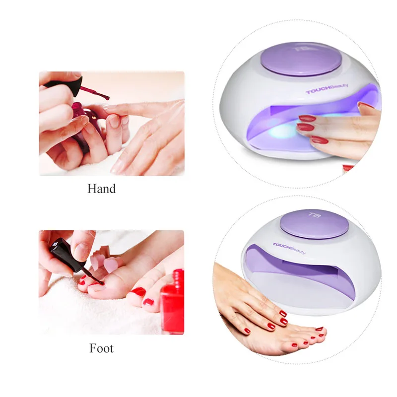 TOUCHBeauty TB-0889 Smart Timer Memory and Sensor &Battery Gel Nail Light UV LED Dryer