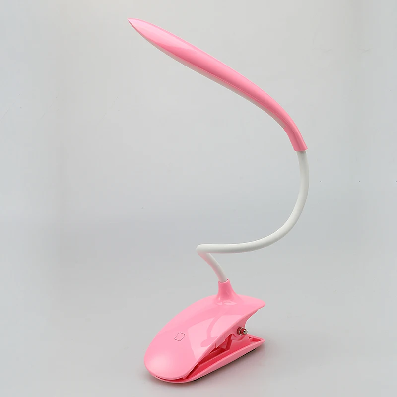 
High power rechargeable led clip on reading battery powered book light 