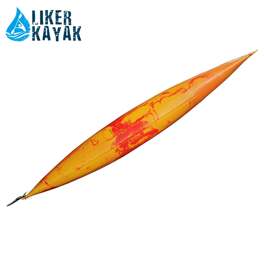
Hot Plastic Single Sit In Ocean Sea Kayak Speed kayak for Racing 