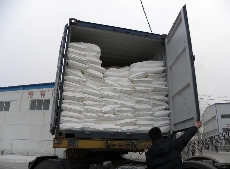 corn starch loading container