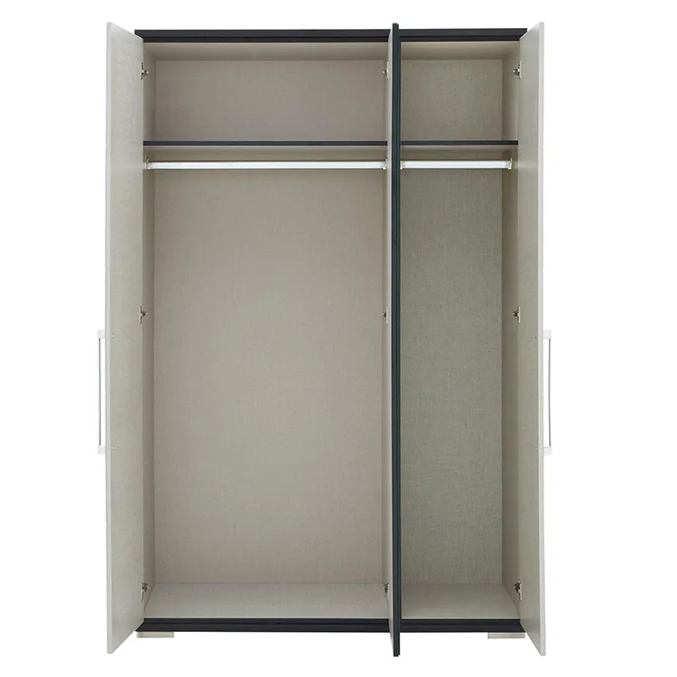 Eco Friendly Modern Bedroom Wardrobe Design Acrylic 3 Door