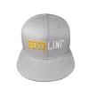 Wholesale Unisex Branded Snapback Hat Embroidery 6 Panel Cap 100% Acrylic Custom White Snapback Cap