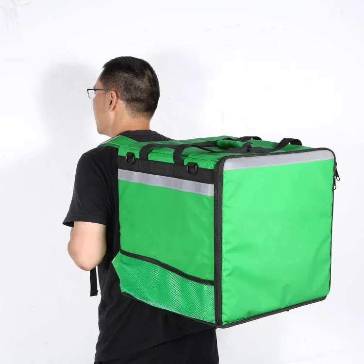 
Big waterproof Thermal motorcycle insulated grocery bag pizza thermo bag food delivery backpack 