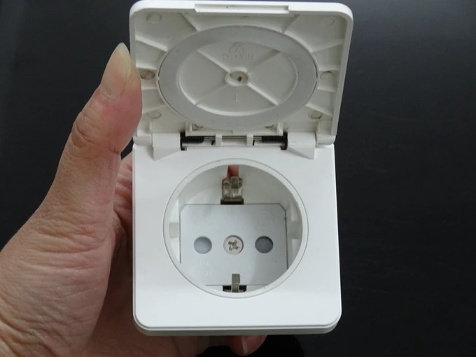 Waterproof Socket Mounted Socket Outlet Plug Poland Custommade Color Sweden Waterproof Wall