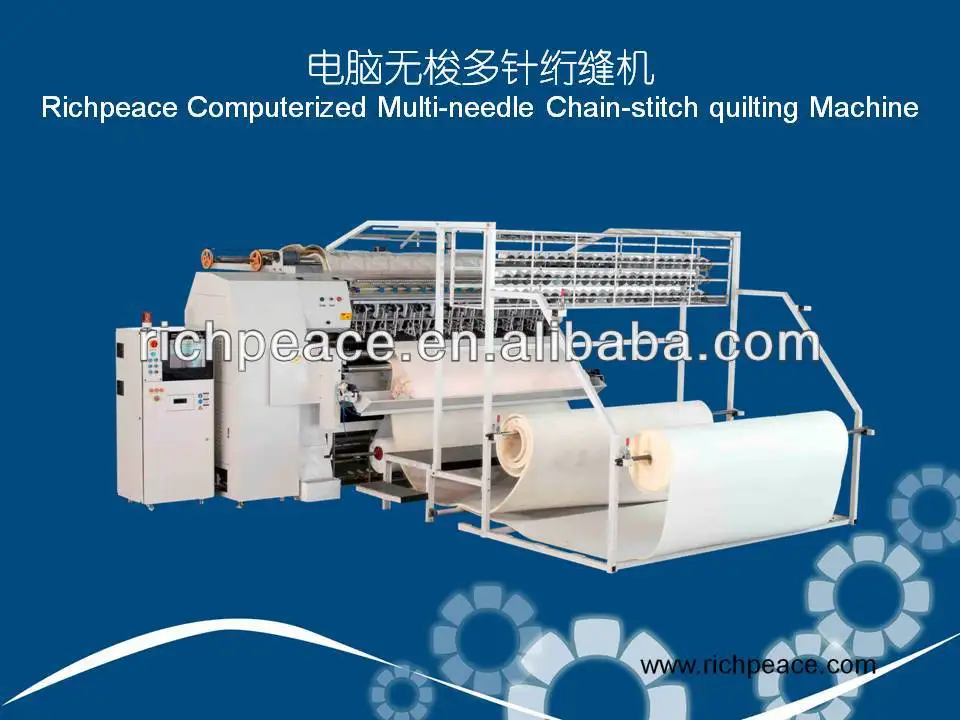 multi-needle chian-stitch mattress cover quilting machine