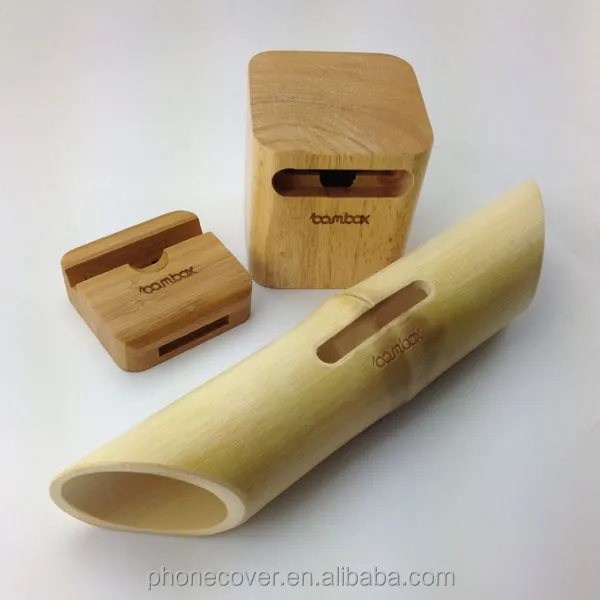 Real Natural Bamboo Wood Speaker High-End Wooden Speaker