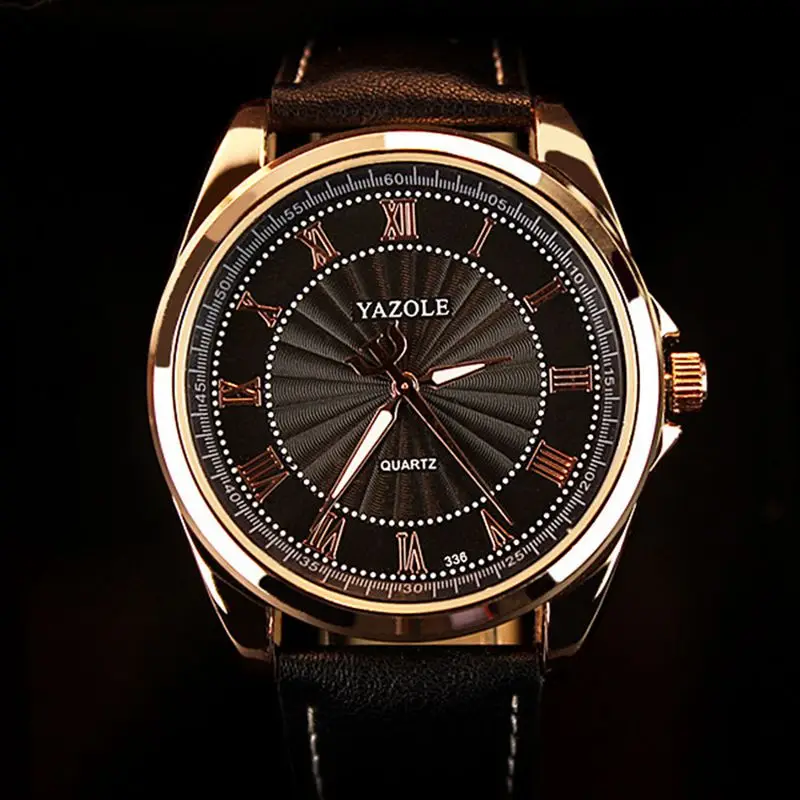 

YAZOLE 336 watches top brand luxury Watch Man Roman Scale Male Quartz Business Men's watch Men Clock Relojes