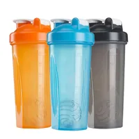 

Protein shaker/Hot Sell 600ml BAP Free custom logo Plastic Shaker Bottle