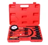 16PCS Professional Diesel Engine Cylinder Compression Tester Tool Kit Set For Auto Tractor Semi With Case