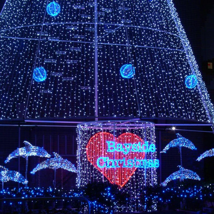 fancy led motif light Christmas led street MOTIF lights for POLE decorations