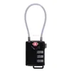 New Zinc Alloy Metal 3-digit combination reset traveling luggage combination lock magnetic coded locks