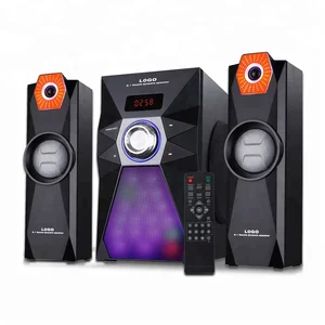 Hot powerful subwoofer 2.1CH computer speaker home theater system speaker for African market