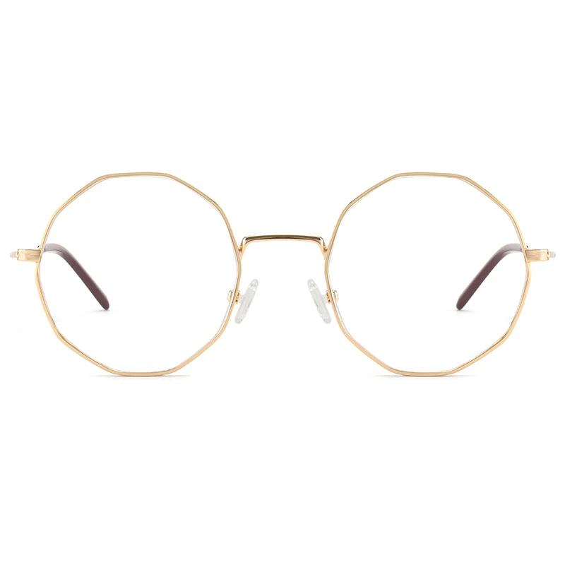 

Latest designer eyeglass frame metal temple optical frames man spectacle frames anti blue light filter glasses, As shown