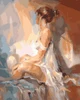 GX8237- 40*50 diy oil painting by numbers of open sexy girl full photo
