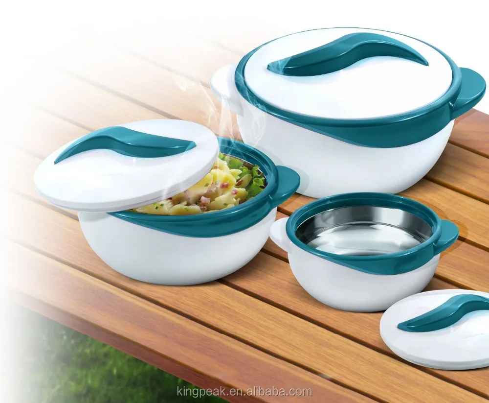 2019 Best Selling 3 Pcs Thermo Dish Hot Or Cold Casserole Serving Bowls