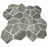 Mixed colors paving mat stone veneer floor