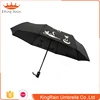 Funny design cartoon printing cheap auto open good quality folding umbrella