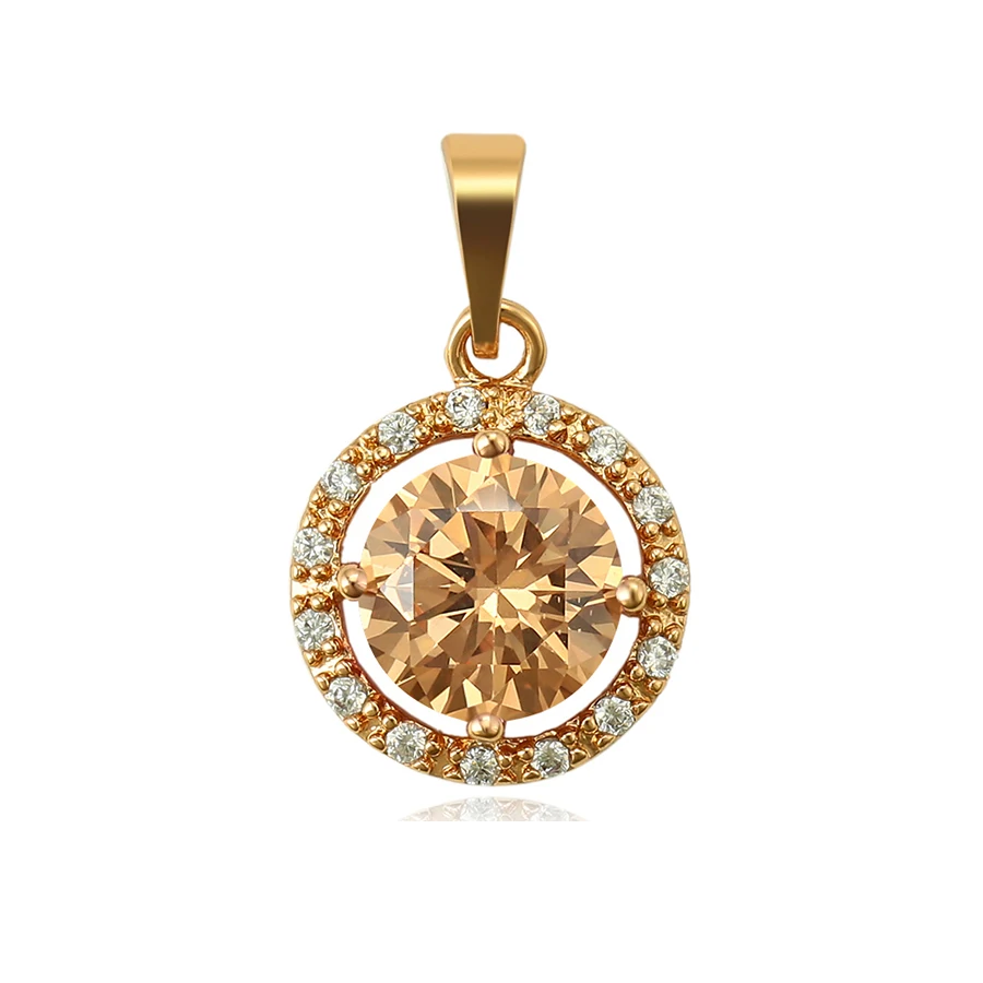 

34481 xuping new design gold plated gift jewelry elegant dreamy gemstone pendant