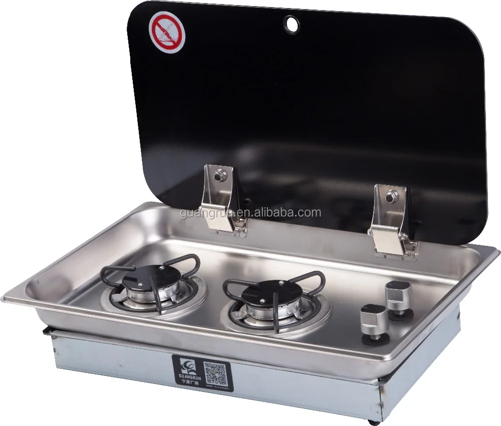 Stainless Steel 2 Burner Rv Gas Stove Gr 902 Buy Rv Kitchen Gas