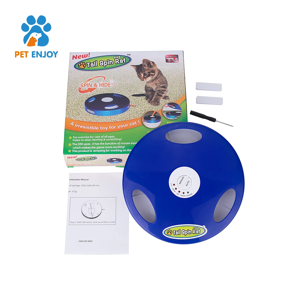Pet Product Supplier Pet Toy for Cats Cat Toy Cat Catch Mouse Plastic Circle Toy