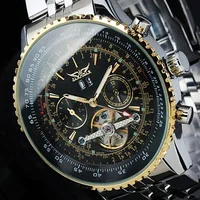

Mens Watches Top Brand Luxury JARAGAR Men Military Sport Wristwatch Automatic Mechanical Tourbillon Watch relogio masculino