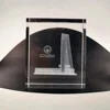 fashion building 3d crystal cube for promotion gift