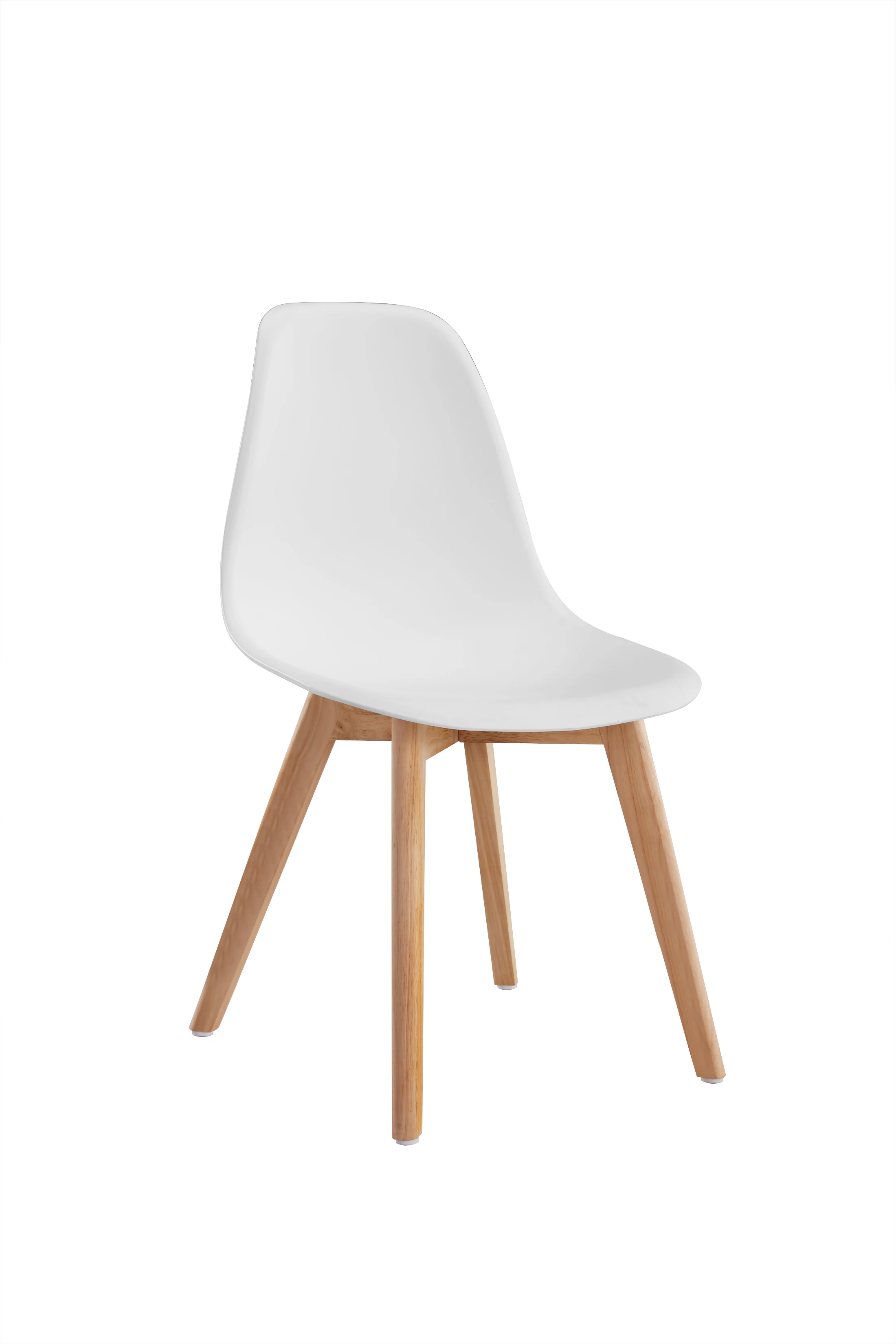 Cheap Modern White Polypropylene Wooden Legs Kitchen Chairs Plastic Dining Chairs Price Buy Cheap Plastic Chair Price