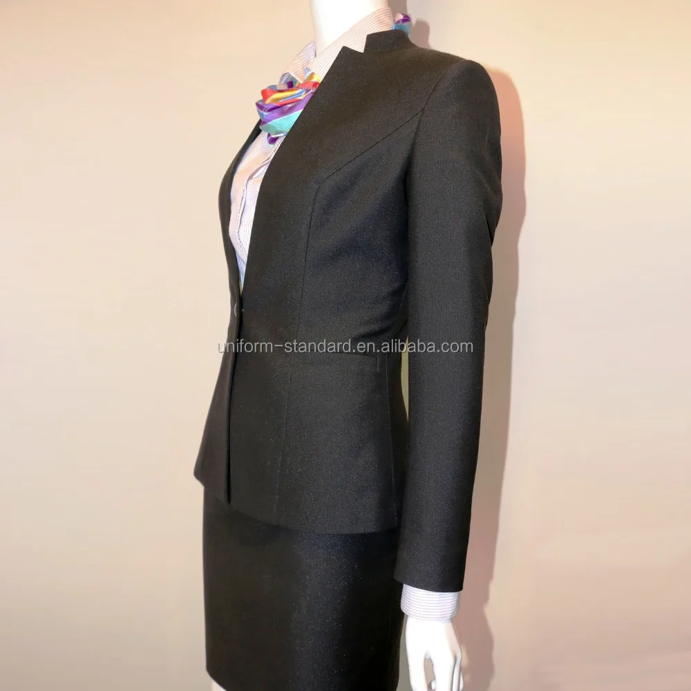 
iGift Custom Bank Uniform Design For Women High Quality OEM Bank Uniform 