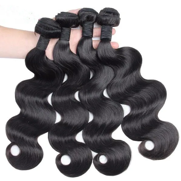 

china vendor wholesale 9a 100% Unprocessed virgin human cuticle aligned raw mink brazilian hair, Black
