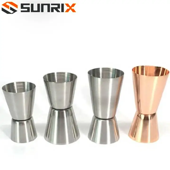 
Double Jigger Bartender Barware Tool, Stainless Steel,Home Bar Supply Tools Measuring Cocktail Jigger 