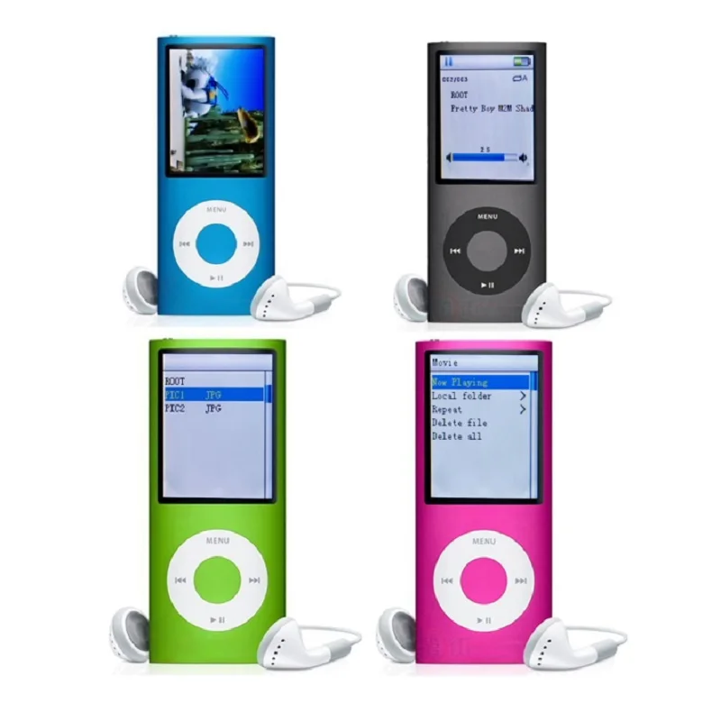 

For Promotional gift colorful battery portable mini digital mp3 / mp4 player with digital screen and user manual