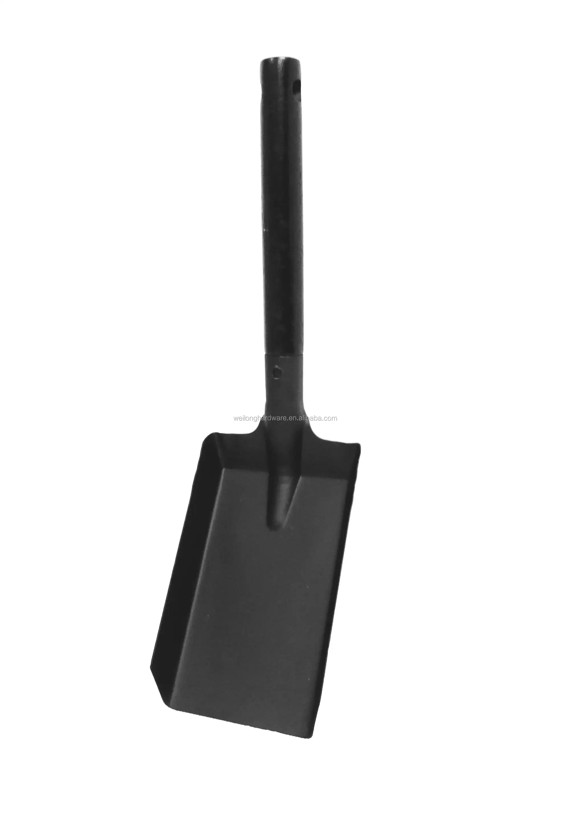 Small Hand Shovel Black Metal 4" Coal Shovel Fire Accessories Ash Dust Pan 