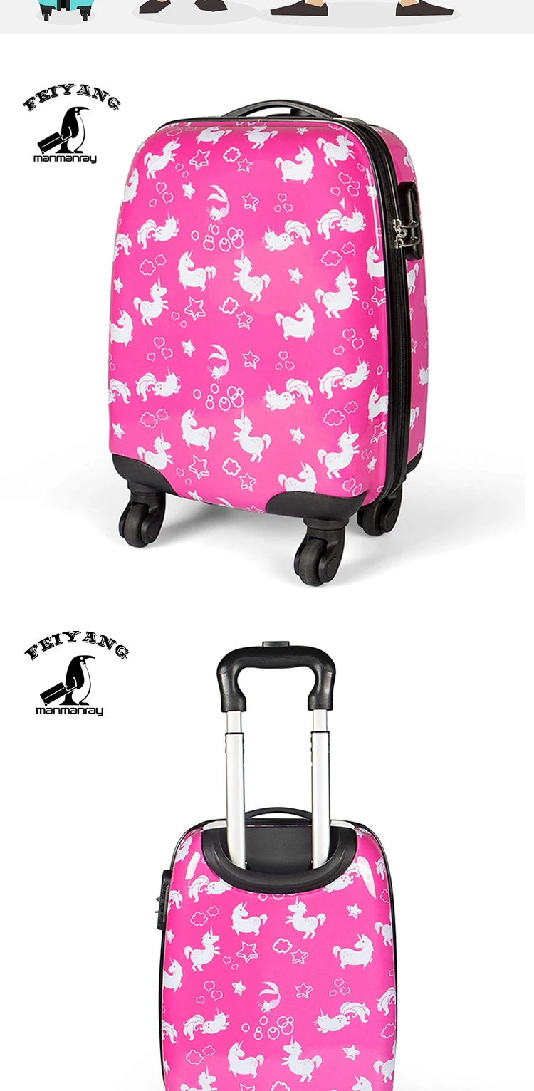 High Quality Kids Print Cute Children Luggage Sets Suitcases Buy Kids