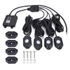 Bluetooth Remote Control 8pcs LED Pods RGB Rock Light Automotive Decoration Light LED Side Marker Light