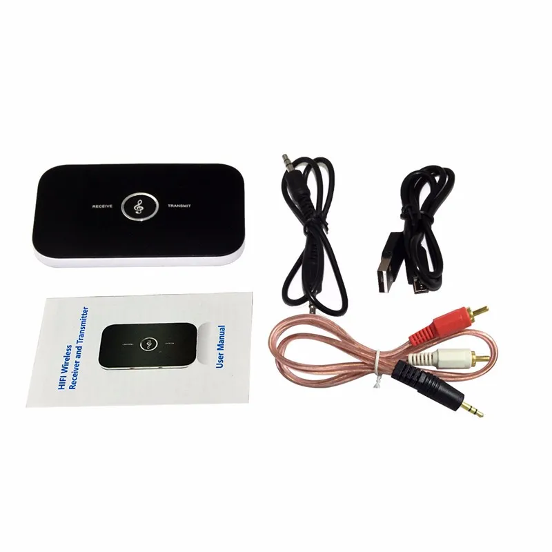 B6 2 in1 Bluetooth 5.0 Adapter Audio Bluetooth Receiver transmitter for Sound System Receptr Aux 3.5mm Audio Adapter - ANKUX.COM