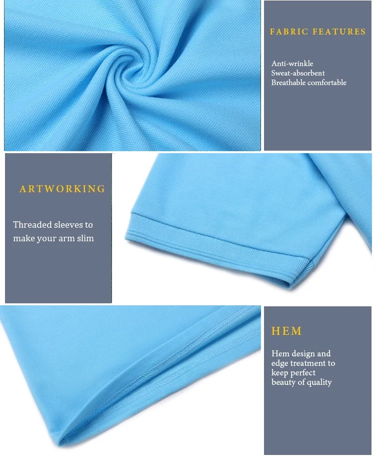 Competitive Price OEM service polo t shirt green