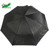 3 fold super mini promotion regular manual open black umbrella